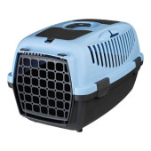 Транспортна клетка Trixie Capri 3 Transport box подходяща за котки и  кучета до 12 кг. в син цвят